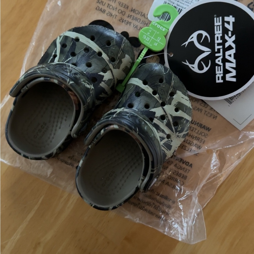 Realtree baby Camo Crocs